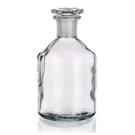 Bottiglie per reagenti, tappo smeriglio, bocca stretta, vetro bianco - Cat. 2002-B III classe IDROLITICA_For Lab Italia