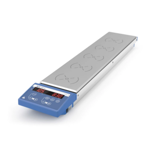 Agitatore magnetico riscaldante multiposizione a cinque posti